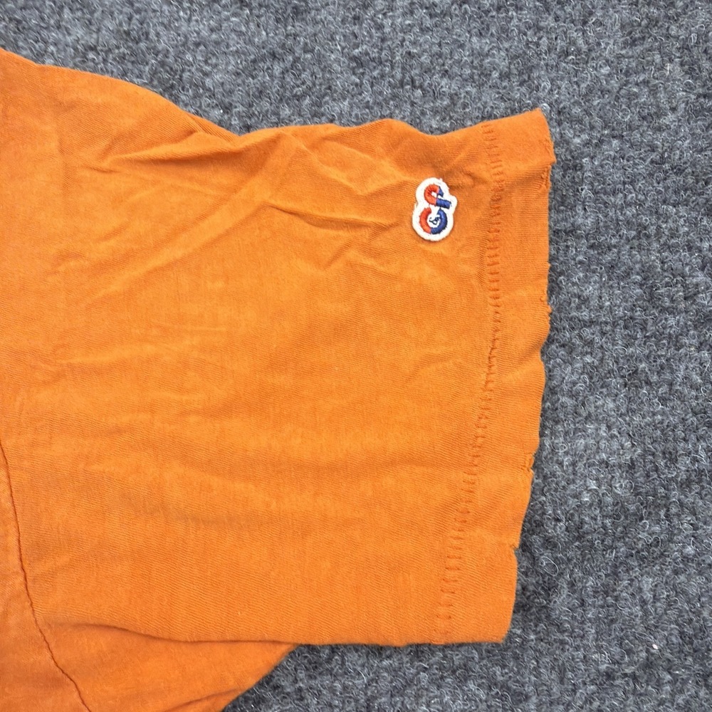 Vintage Y2K Oregon State‎ Beavers M Chip And Pepper NCAA Tee Orange Distressed - Picture 4 of 8